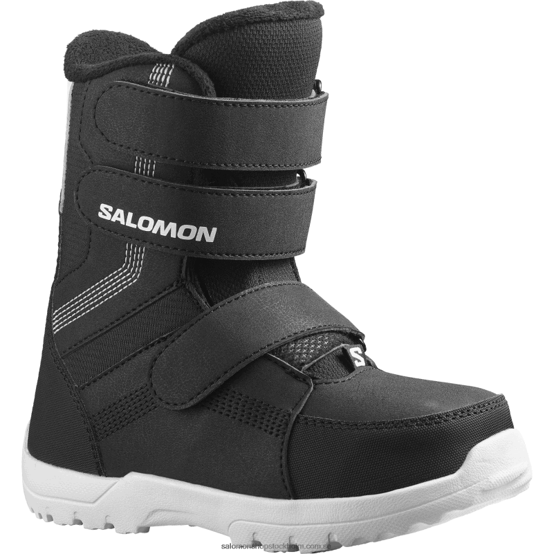 Salomon svart vit junior - snowboardskor för barn - whipstar T82RP1403