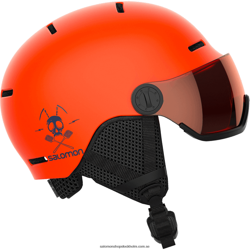 Salomon flamma junior - barnhjälm - grom visir T82RP1392