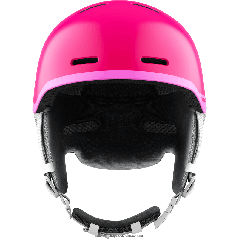 Salomon glänsande/rosa junior - barnhjälm - grom T82RP1397