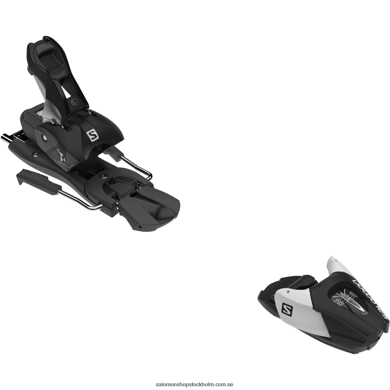 Salomon svart vit junior - barns all-mountain bindningar - l7 gripwalk T82RP1381