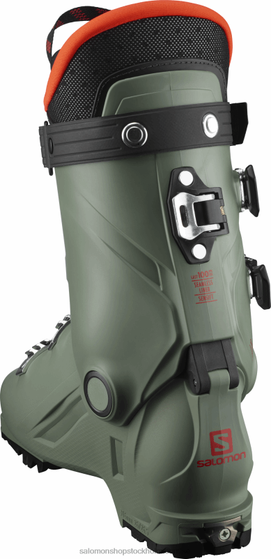 Salomon olja grön/svart/orange junior - barns all-mountain stövlar - shift pro 80t kl T82RP1373