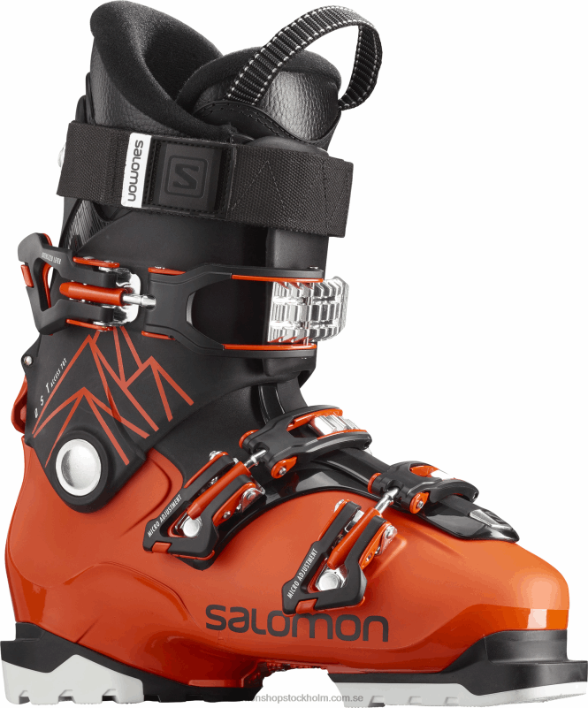 Salomon orange/svart junior - all-mountain stövlar för barn - qst access 70 t T82RP1369