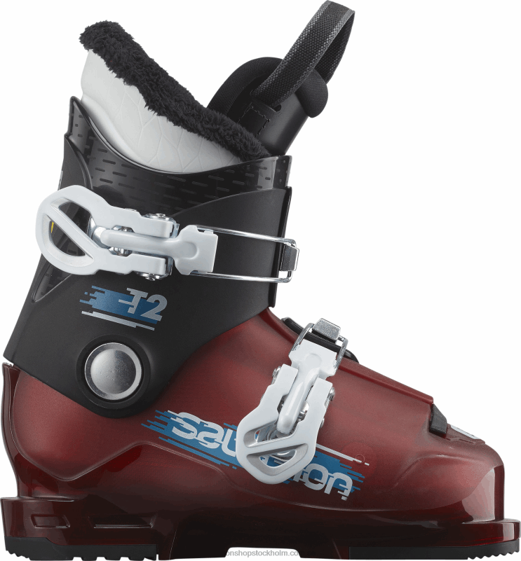 Salomon svart/röd/vit junior - pistskor för barn - t2 rt T82RP1379
