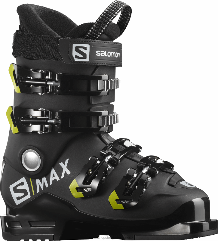 Salomon svart/syragrönt junior - pistskor för barn - s/max 60 rt T82RP1375