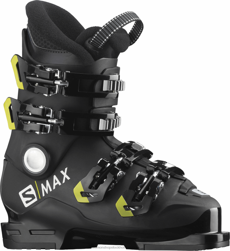 Salomon svart/syragrönt junior - pistskor för barn - s/max 60 rt T82RP1376