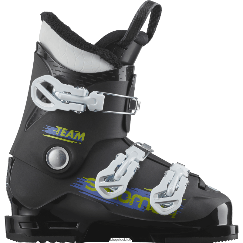 Salomon svart vit junior - barns all-mountain stövlar - team t3 T82RP1378