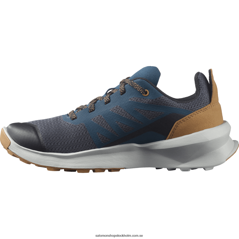 Salomon magnet/pärlblå/tobaksbrun junior - barnskor - patrull T82RP1347