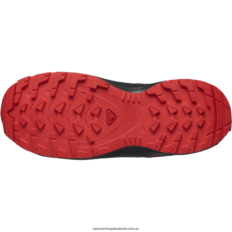 Salomon magnet/svart/vallmoröd junior - barnskor - xa pro v8 clima vattentät T82RP1361
