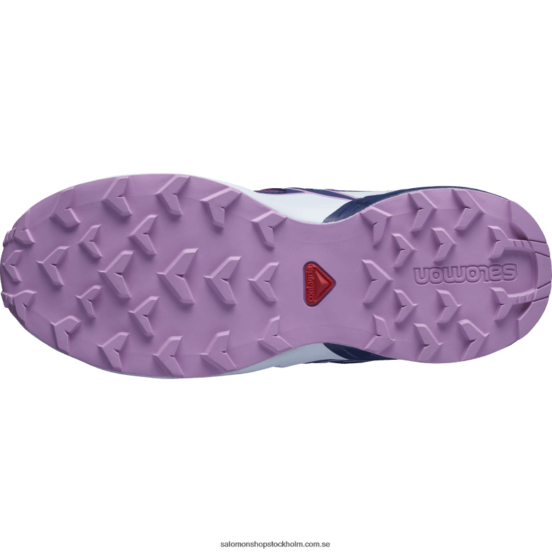 Salomon plommon caspia/kvällsblå/orkidé junior - barnskor - speedcross T82RP1355