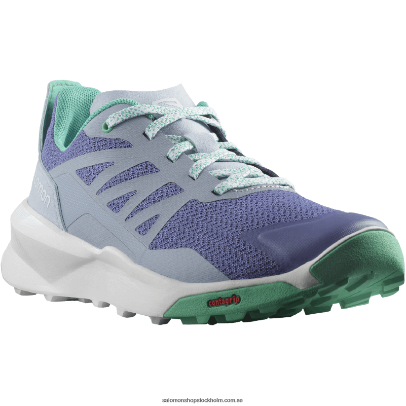 Salomon sammetsmorgon/zenblått/mintblad junior - barnskor - patrull T82RP1348