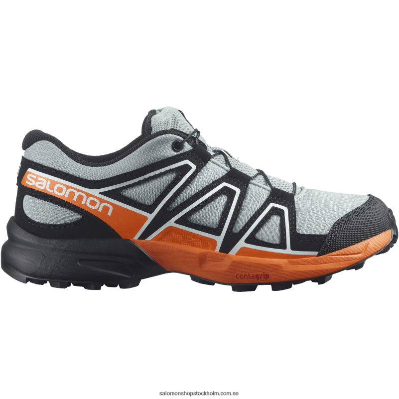 Salomon smidesjärn/svart/vibrerande orange junior - barnskor - speedcross T82RP1352