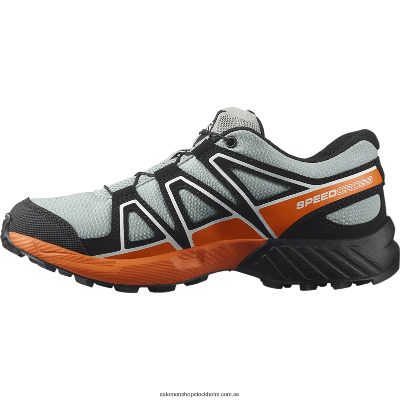 Salomon smidesjärn/svart/vibrerande orange junior - barnskor - speedcross T82RP1352