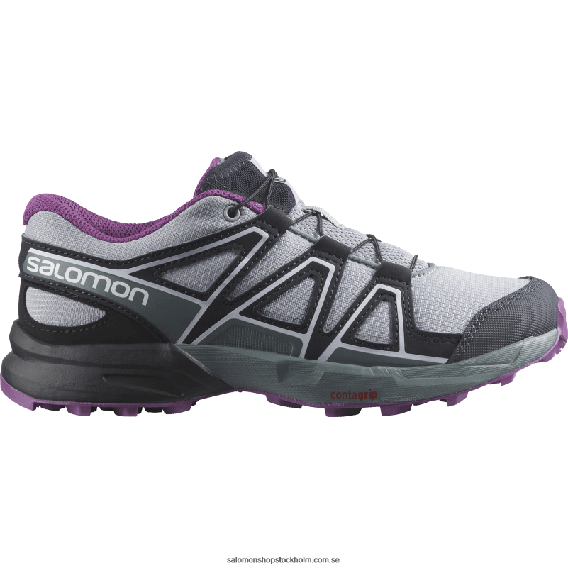 Salomon stenbrott/svart/mousserande druva junior - barnskor - speedcross T82RP1353