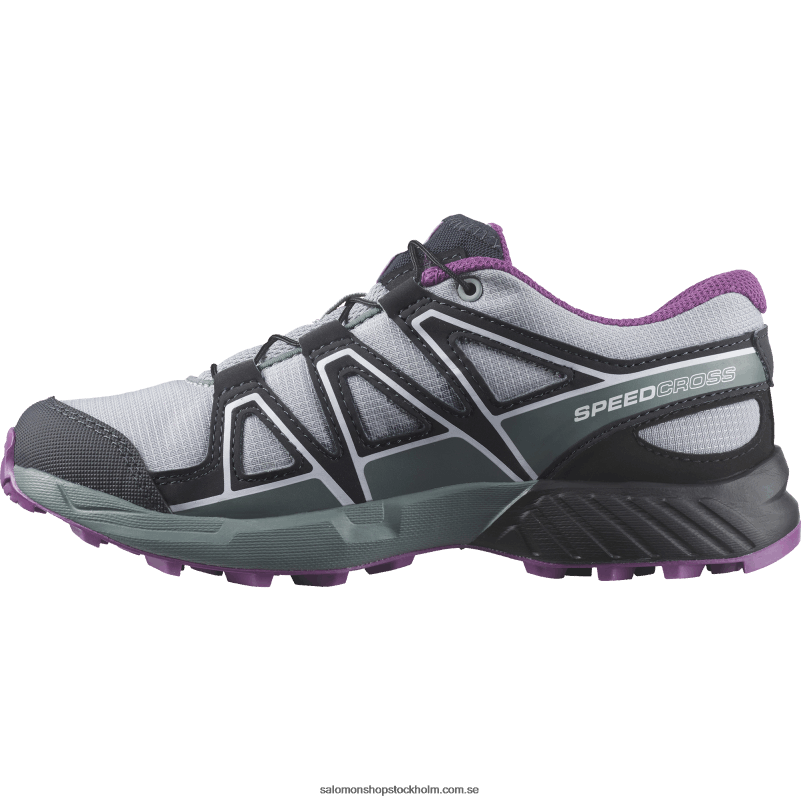 Salomon stenbrott/svart/mousserande druva junior - barnskor - speedcross T82RP1353