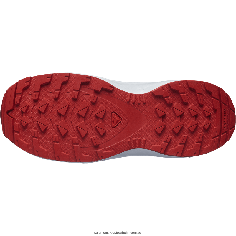 Salomon stormigt väder/zenblått/gojibär junior - barnskor - xa pro v8 T82RP1357