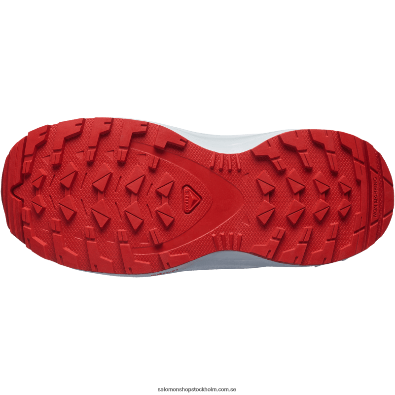 Salomon stormigt väder/zenblått/gojibär junior - barnskor - xa pro v8 T82RP1363