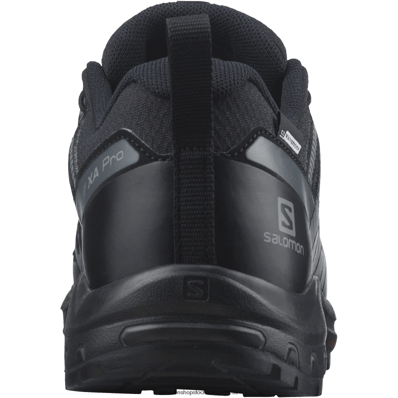 Salomon svart/ebenholts junior - barnskor - xa pro v8 clima vattentät T82RP1360