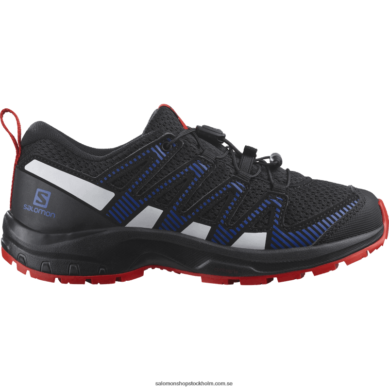 Salomon svart/lapisblå/eldröd junior - barnskor - xa pro v8 T82RP1356