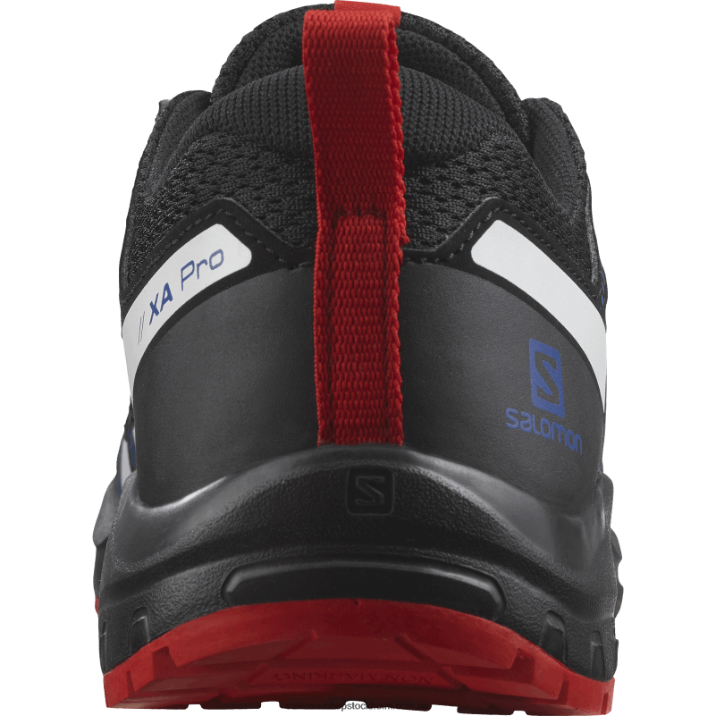 Salomon svart/lapisblå/eldröd junior - barnskor - xa pro v8 T82RP1356