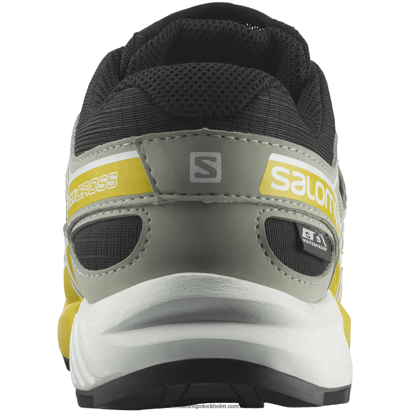 Salomon svart/smide/citron junior - barnskor - speedcross clima vattentät T82RP1343