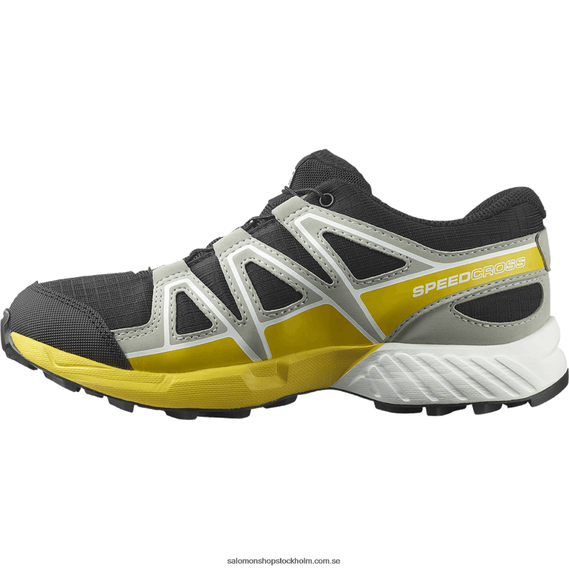 Salomon svart/smide/citron junior - barnskor - speedcross clima vattentät T82RP1343