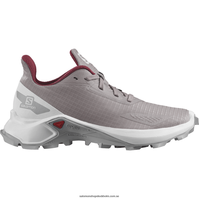 Salomon vaktel/vit/pärlblå junior - barnskor - alphacross blast T82RP1350