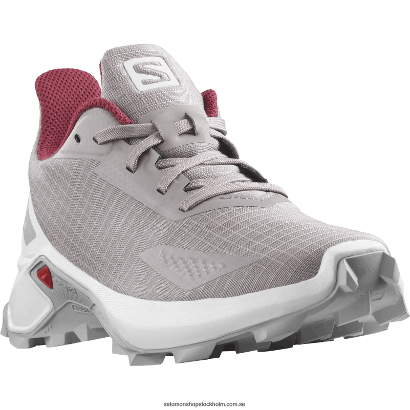 Salomon vaktel/vit/pärlblå junior - barnskor - alphacross blast T82RP1350