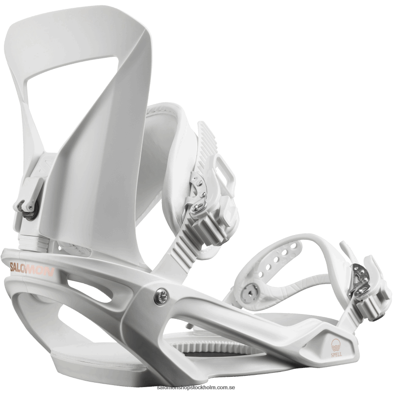 Salomon vit kvinnors snowboard bindningar - besvärjelse T82RP1422