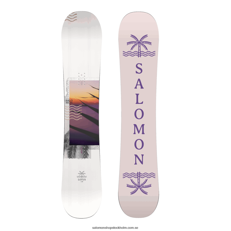 Salomon l47018600 all-mountain snowboard för kvinnor - lotus T82RP1309