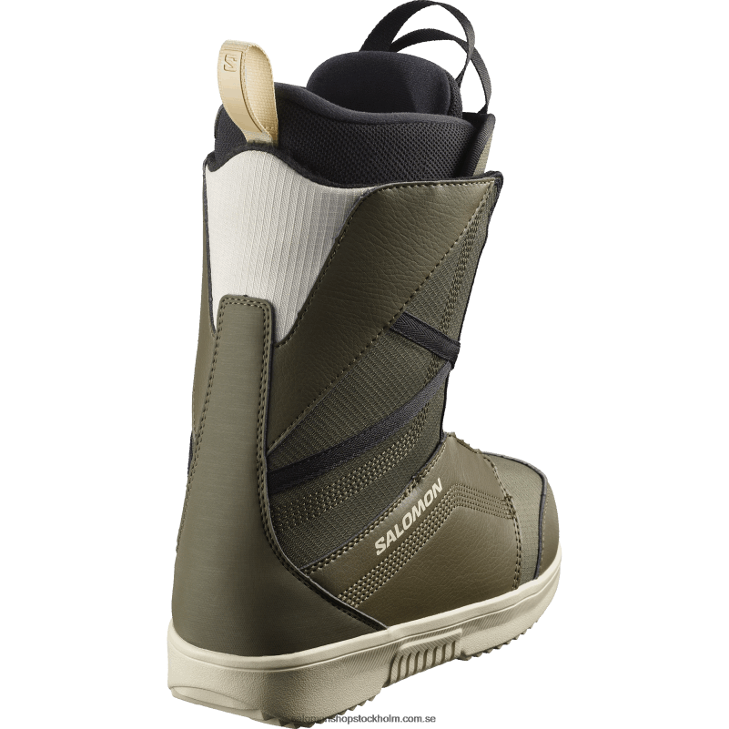 Salomon armégrön-x/regnig dag/svart snowboardstövlar för kvinnor - scarlet boa T82RP1315