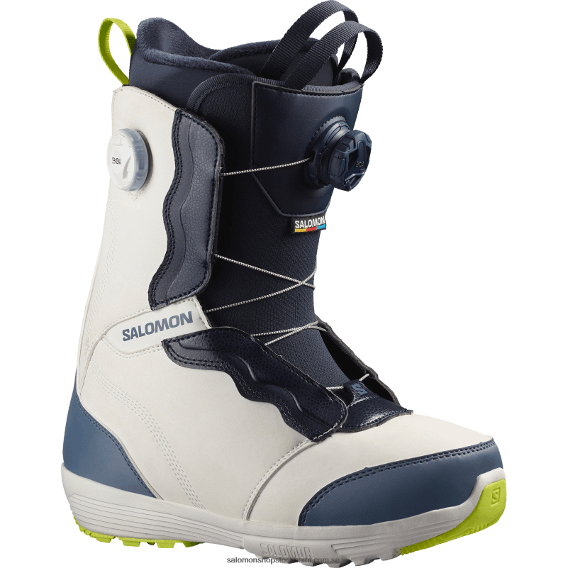 Salomon nimbusmoln/kinablått/sur kalk snowboardstövlar för kvinnor - murgröna boa sj boa T82RP1313