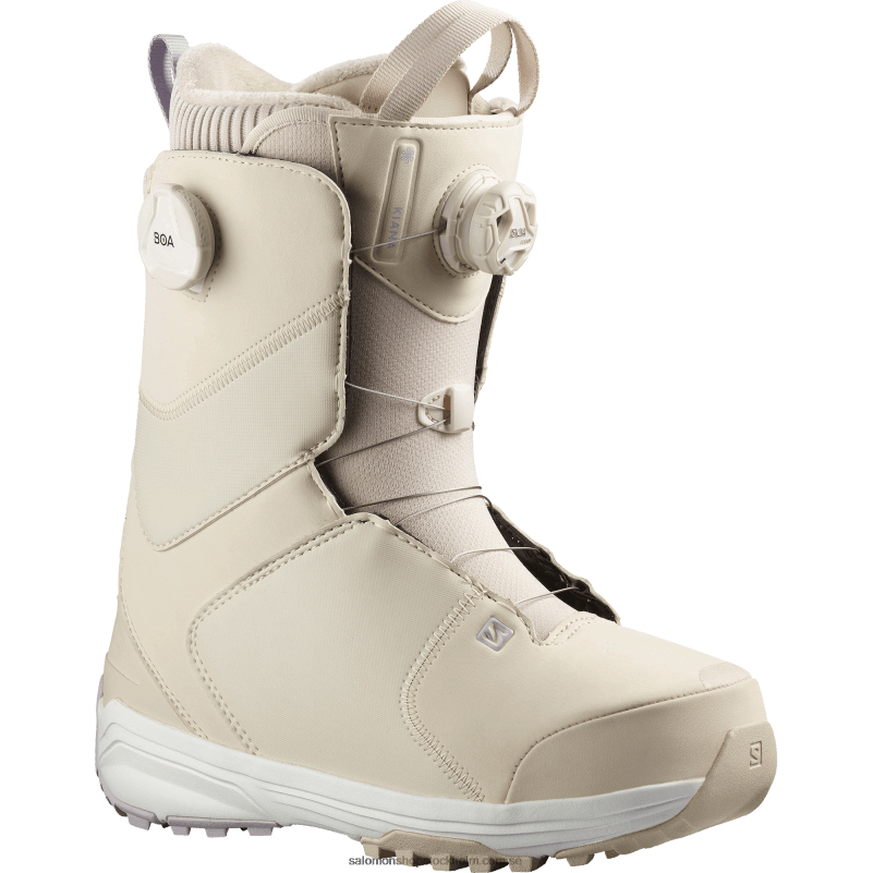 Salomon regnig dag/jakaranda/vit snowboardstövlar för kvinnor - kiana dual boa T82RP1317