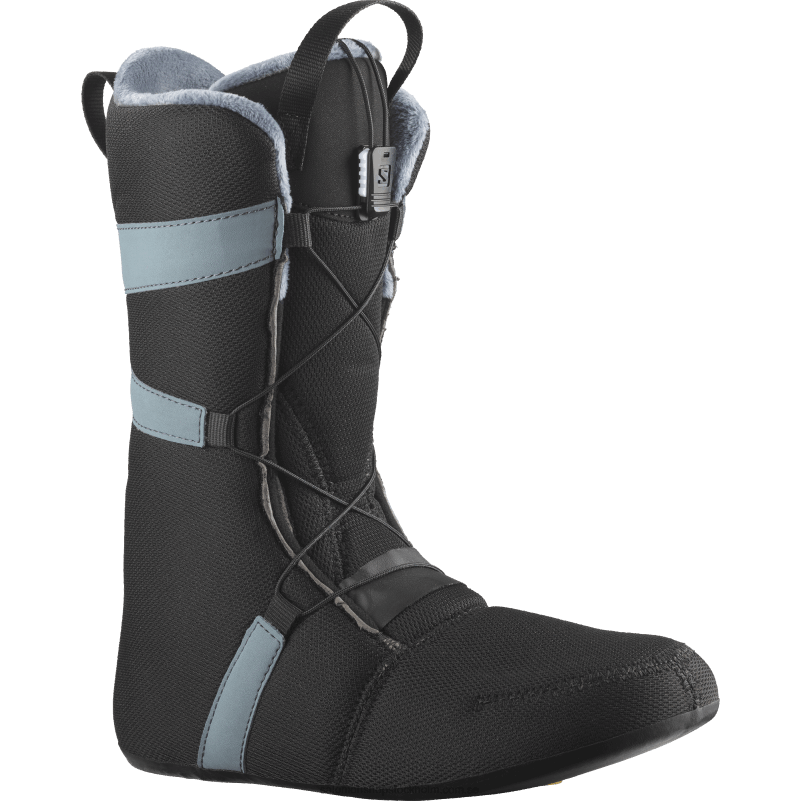 Salomon svart/stormigt väder snowboardstövlar för kvinnor - murgröna boa T82RP1320