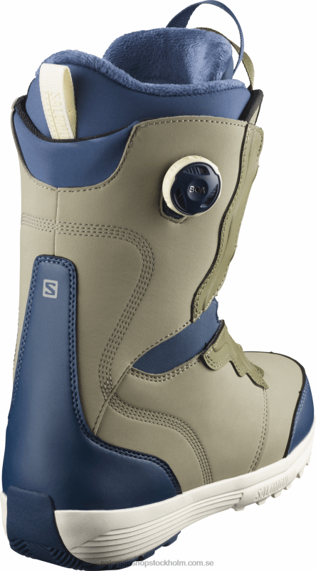 Salomon vetiver/djup lavgrön/insignia blå snowboardstövlar för kvinnor - murgröna boa T82RP1321