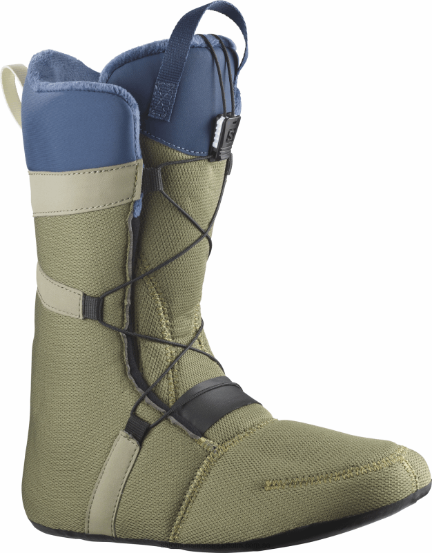Salomon vetiver/djup lavgrön/insignia blå snowboardstövlar för kvinnor - murgröna boa T82RP1321