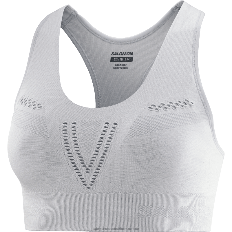 Salomon ostronsvamp/ljung kvinnors sport-bh - viktigt drag på sömlös T82RP941