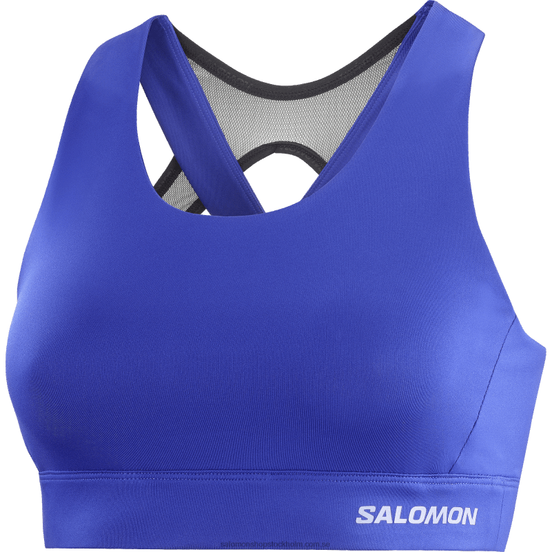 Salomon surfa på nätet/djupt svart dam sport bh - cross run T82RP934