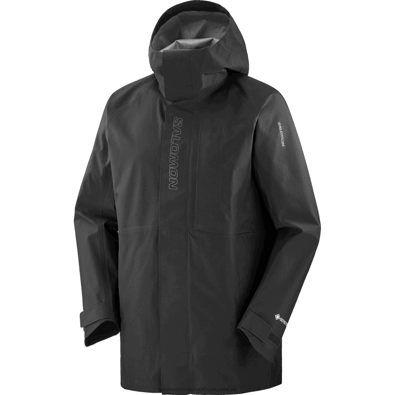 Salomon djup svart skaljacka för kvinnor - väsentlig gore-tex T82RP831