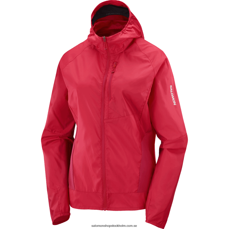 Salomon jalapeno röd dam vindjacka - bonatti sidvind T82RP851
