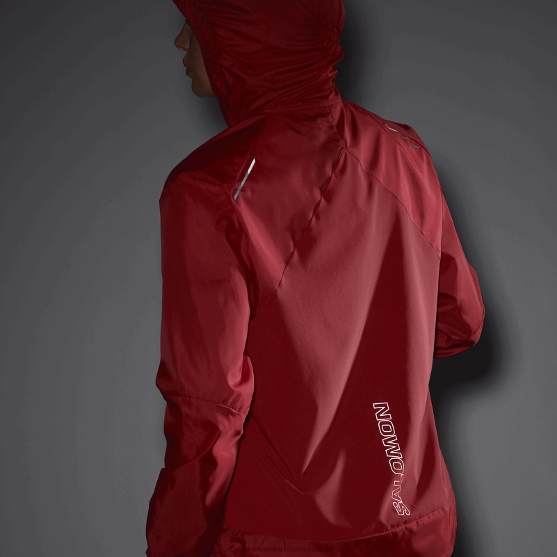 Salomon jalapeno röd dam vindjacka - bonatti sidvind T82RP851