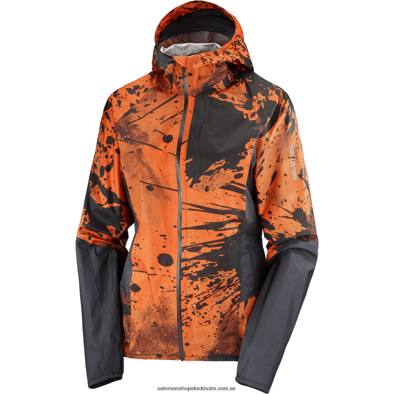 Salomon scarlet ibis/ao/kapsel skaljacka dam - bonatti vattentät T82RP843