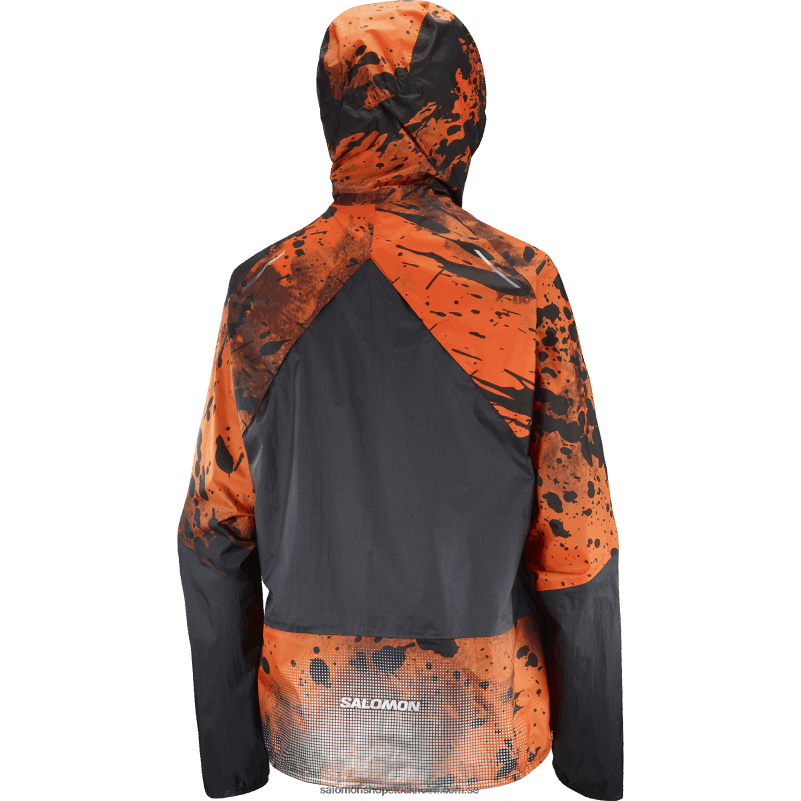 Salomon scarlet ibis/ao/kapsel skaljacka dam - bonatti vattentät T82RP843