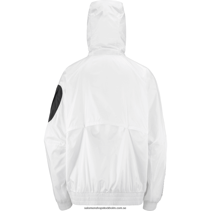 Salomon vit/djup svart dam vindjacka - equipe T82RP833