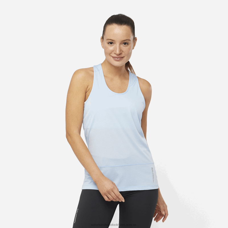 Salomon chambray blå damstridsvagn - crossrun T82RP896