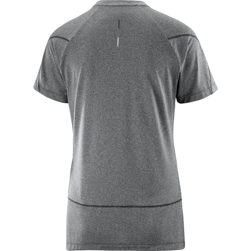 Salomon djupt svart/ljung kortärmad dam t-shirt - cross run T82RP879
