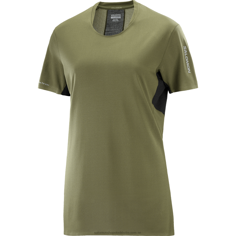 Salomon druvblad kortärmad t-shirt för kvinnor - shortney T82RP910