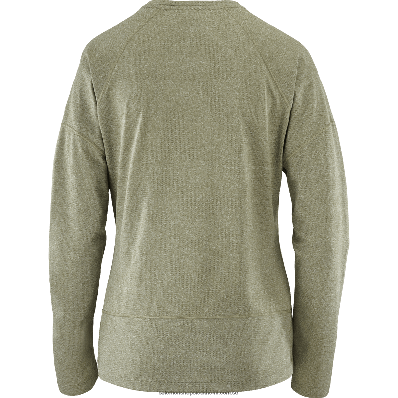 Salomon druvblad/ljung dam långärmad t-shirt - cross run T82RP915