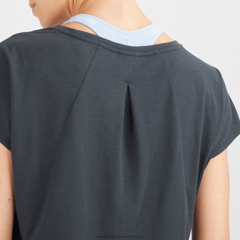 Salomon ebenholts kortärmad t-shirt för kvinnor - väsentlig form T82RP893