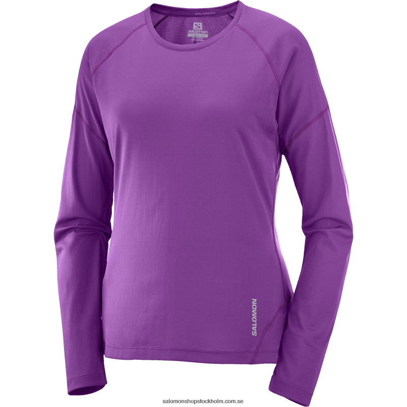 Salomon kronjuvel dam långärmad t-shirt - cross run T82RP916