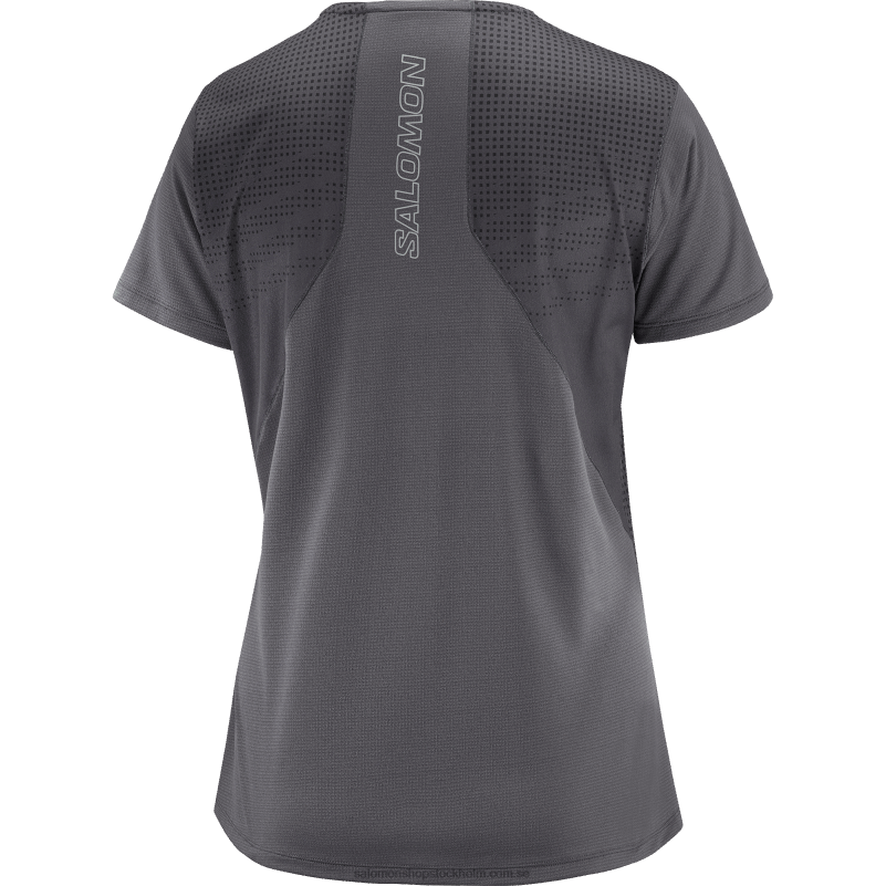 Salomon periskop/djupt svart kortärmad t-shirt dam - sense aero T82RP929
